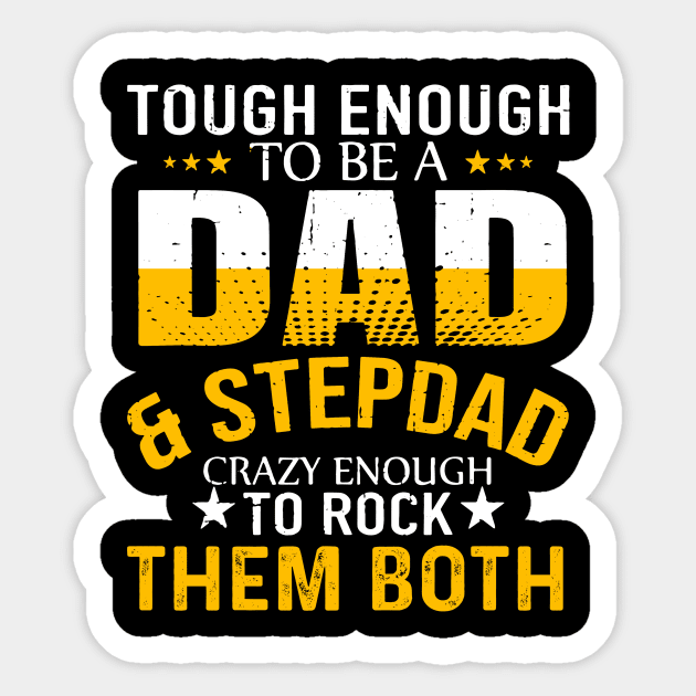 Step-Dad And Dad Fathers Day Funny DAD Sticker by Simpsonfft